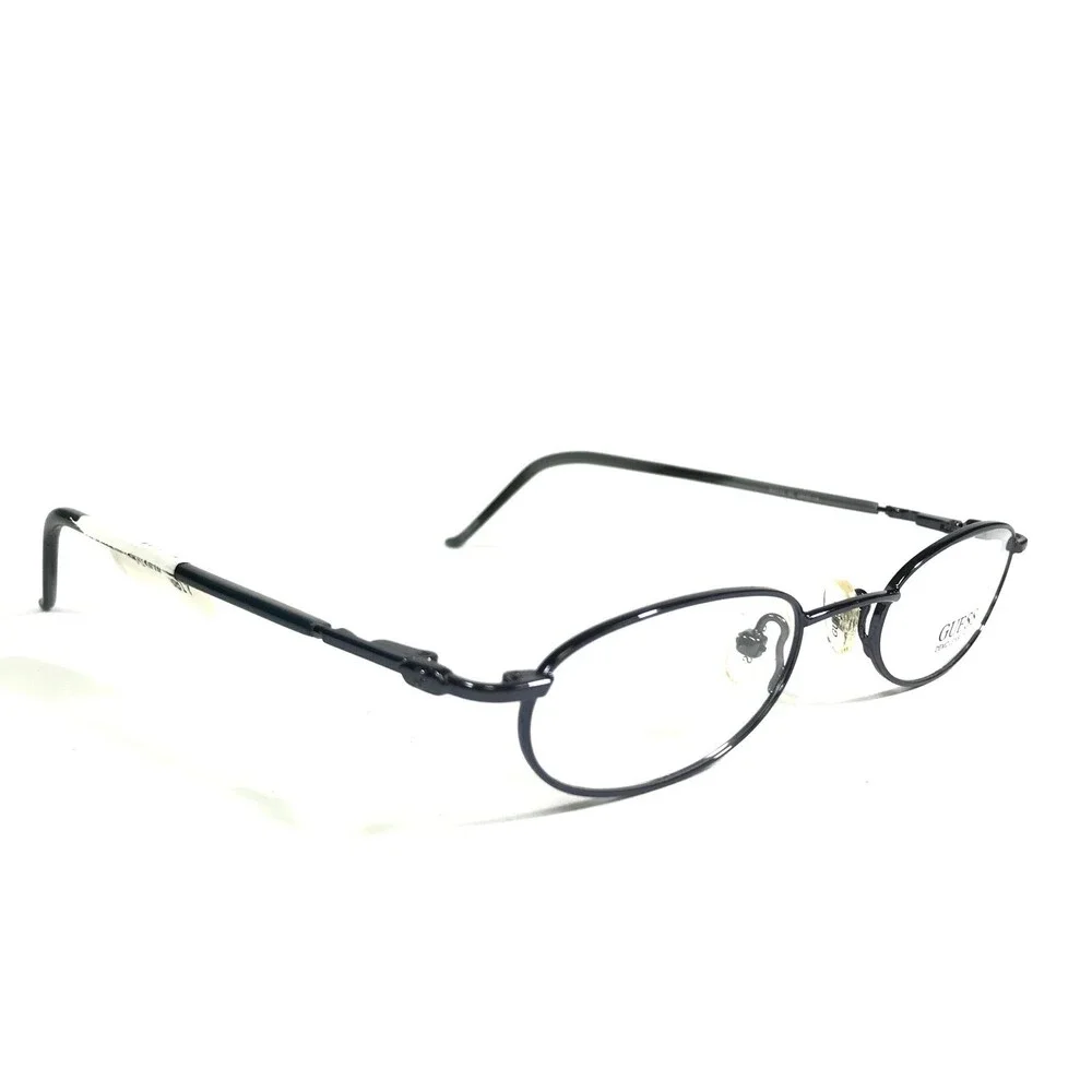 Guess Eyeglasses Frames GU1114 NV Blue Round Full Rim 48-20-143